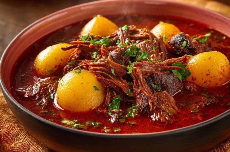 Zartes Rindergulasch mit Kartoffeln