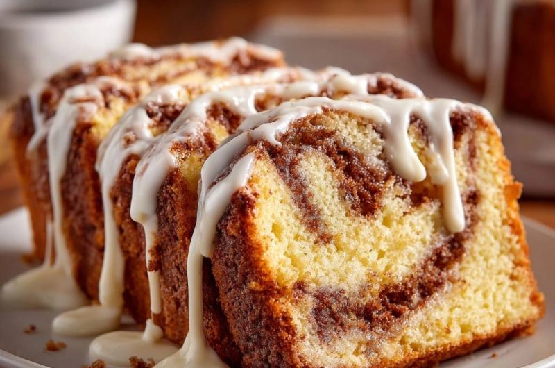Zimtschnecken-Kuchen (Nie wieder vermischter Zimt-Swirl!)