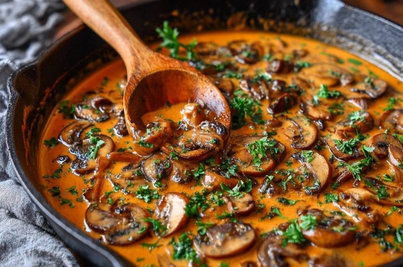 Paprika-Champignons