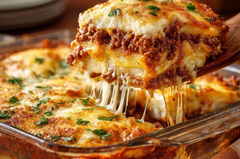Hackfleisch-Lasagne