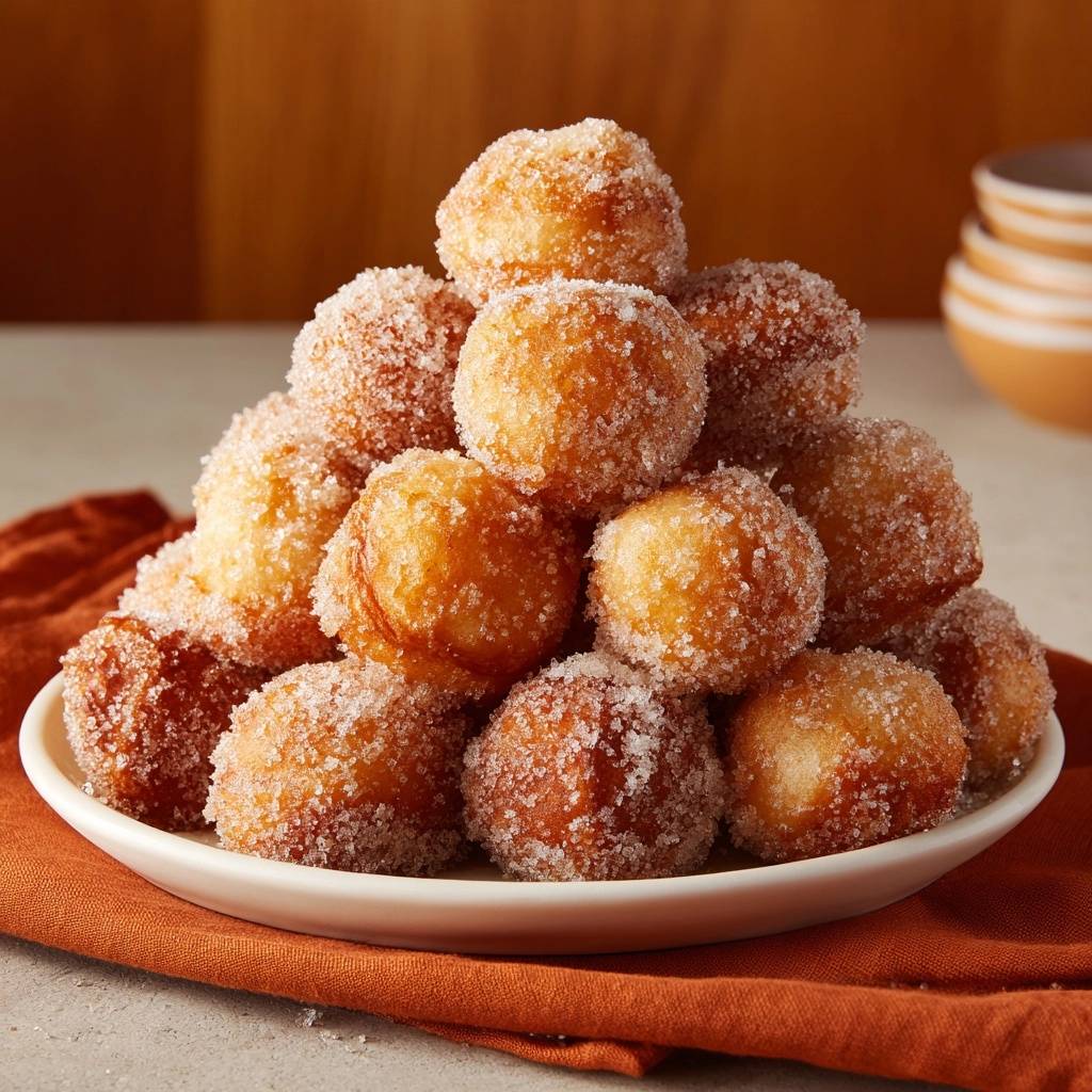 Knusprige Zuckerkrapfen (Nie wieder roh innen!)