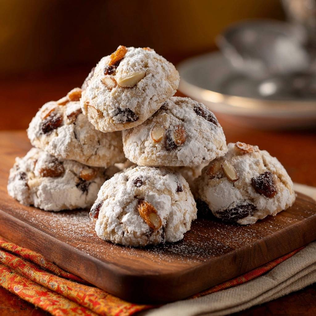 Mandeln-Rosinen-Schneebällchen (Nie wieder bröselnde Kugeln!)