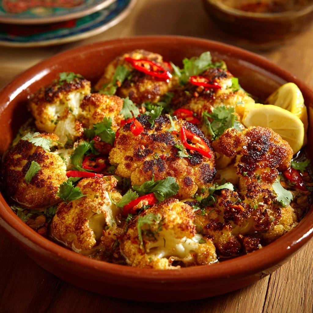 Knuspriger Gewürz-Blumenkohl