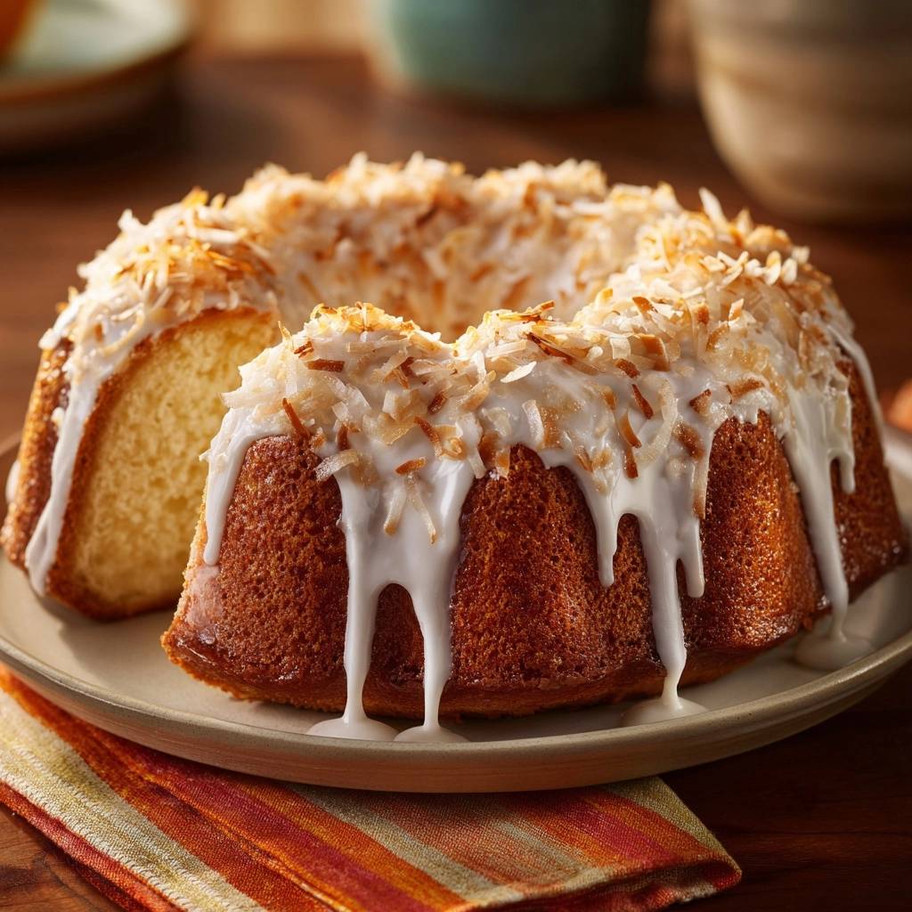 Orangen-Kokos-Gugelhupf