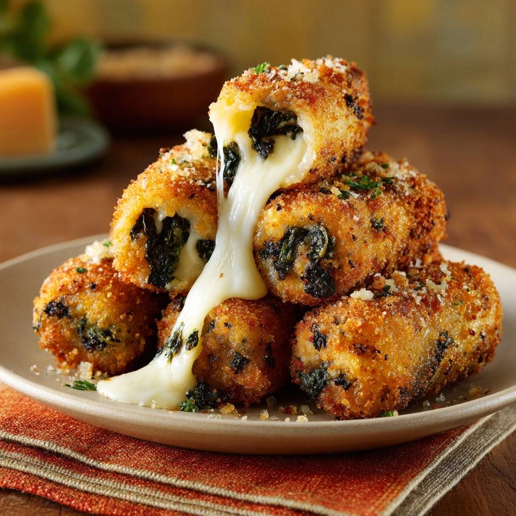 Knusprige Spinat-Käse-Röllchen (Keine wässrige Füllung mehr!)