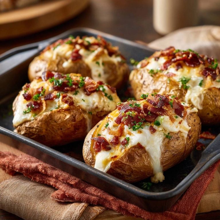 Beladene Ofenkartoffeln: Knusprig & fluffig