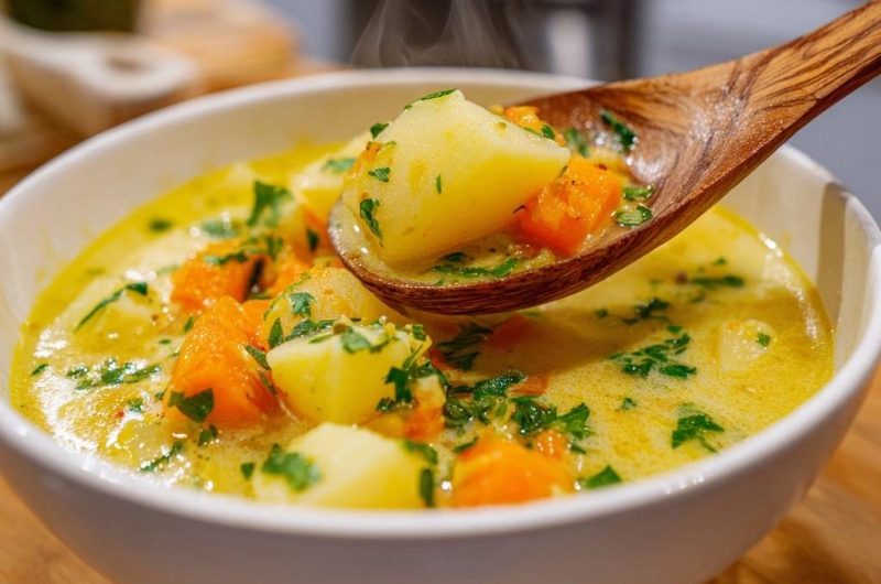 Cremige Kartoffel-Karotten-Suppe