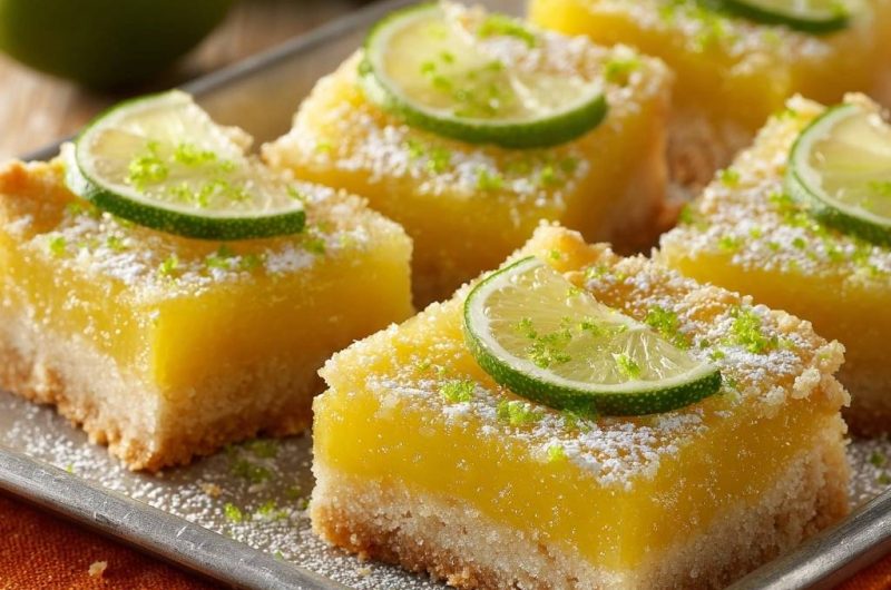 Cremige Limetten-Schnitten (Der Anti-Matsche-Boden Trick)