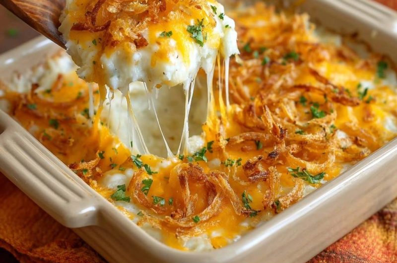Cremiger Käse-Kartoffel-Auflauf