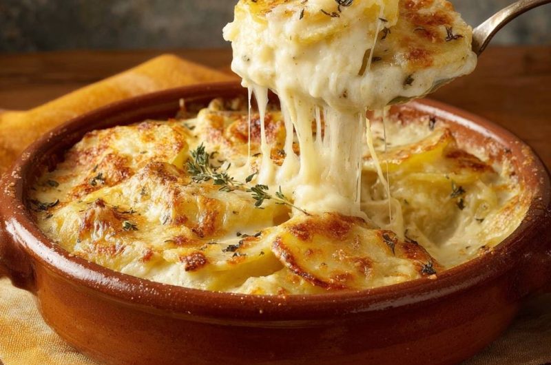 Cremiger Kartoffel-Käse-Gratin