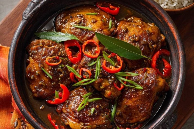 Glasiertes Chili-Hähnchen