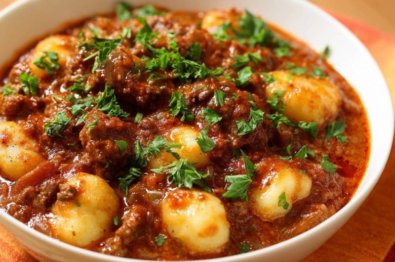 Gnocchi Bolognese (Nie wieder matschige Gnocchi!)