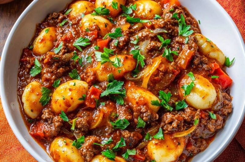 Gnocchi mit Rinderhack-Ragout
