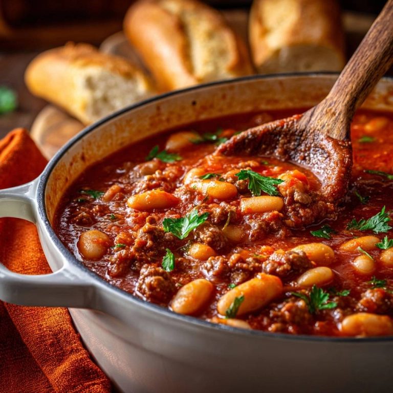 Herzhafter Bohneneintopf mit Rinderhack: Rezept ohne Wässrigkeit