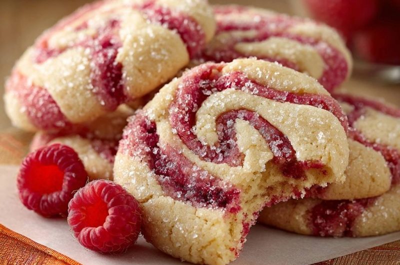 Himbeer-Wirbel-Kekse (Keine auslaufende Füllung mehr!)