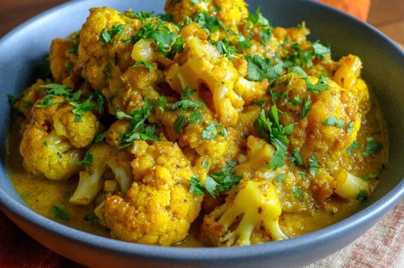 Indisches Blumenkohl-Curry (Gobi Masala)