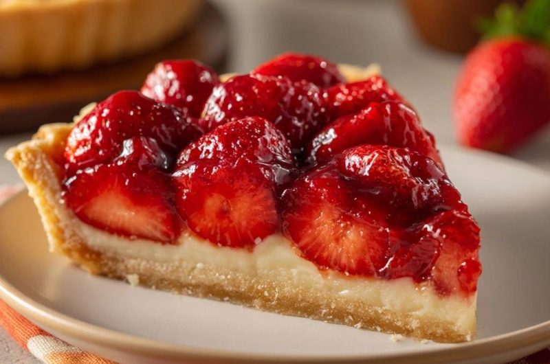 Klassische Erdbeertarte mit Vanille-Patisseriecreme