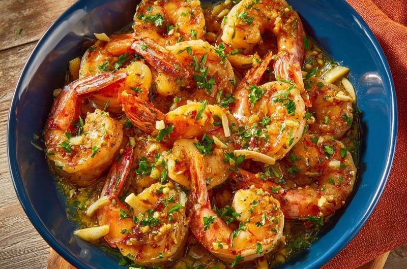 Knoblauch-Garnelen (Kein verbrannter Knoblauch mehr)