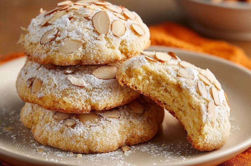 Knusprige Mandelkekse (Nie wieder flache Kekse!)