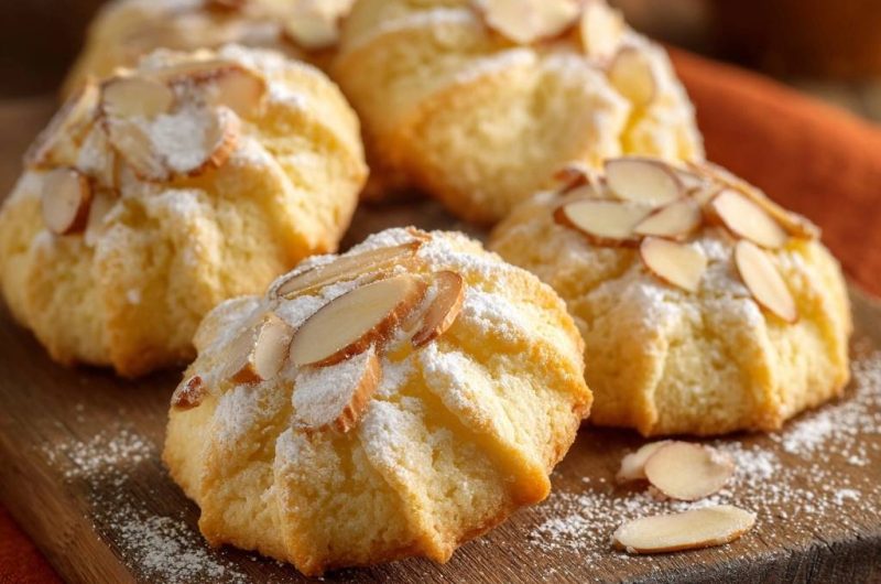 Knusprige Mandelmakronen (Nie wieder flache Kekse!)