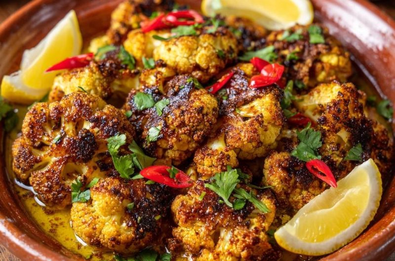 Knuspriger Gewürz-Blumenkohl