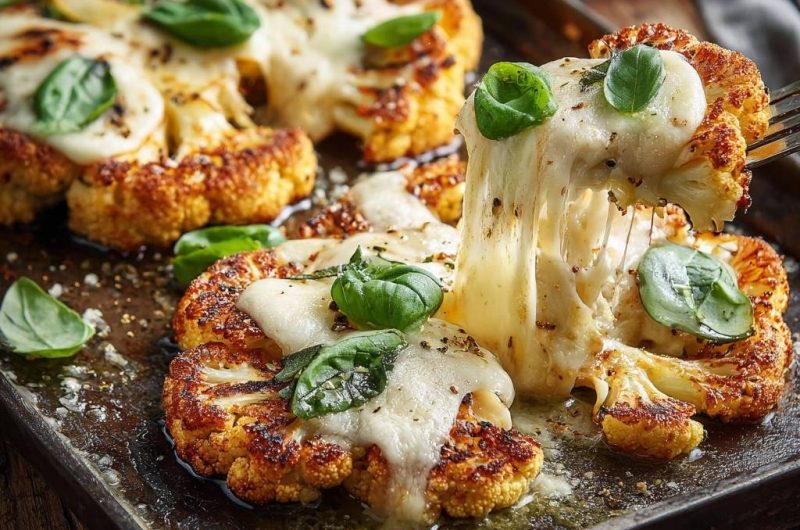 Knuspriger Käse-Blumenkohl