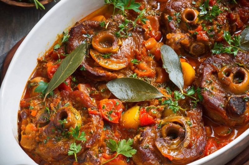 Osso Buco mit Gemüse