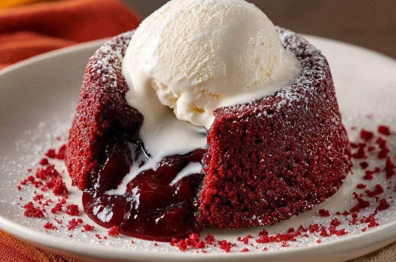 Red Velvet Lava Cake