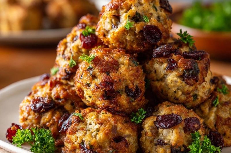 Saftige Cranberry-Hackbällchen