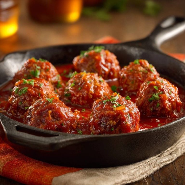 Saftige Rindfleisch-Bällchen in Tomatensoße: Das Geheimnis