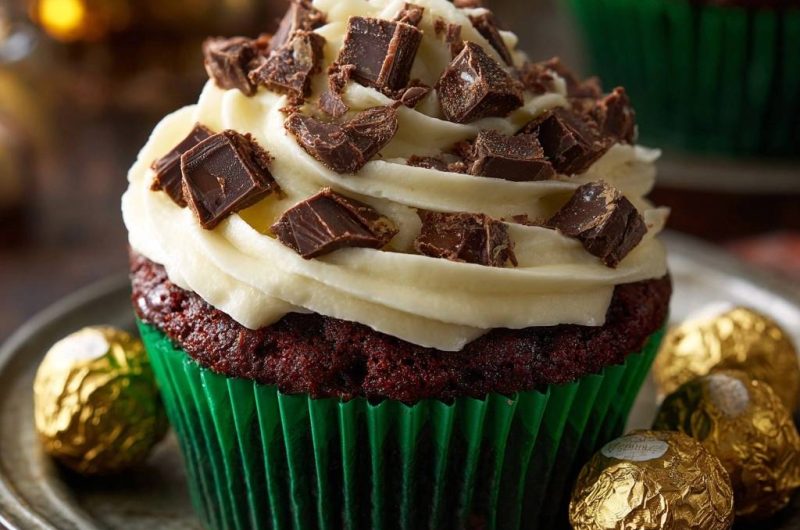 Schokoladen-Haselnuss-Cupcakes