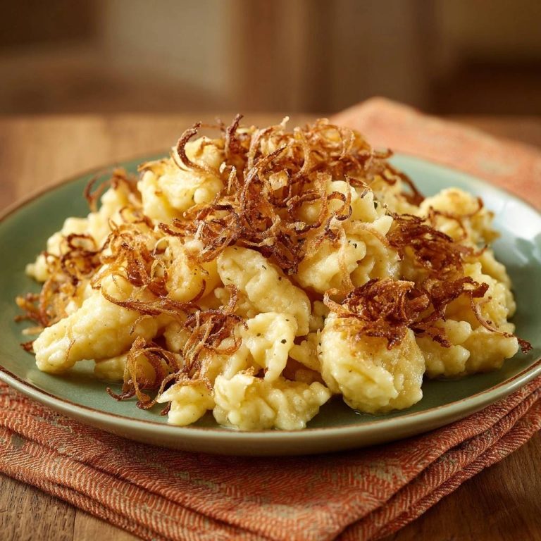 Semmelknödel mit knusprigen Röstzwiebeln (Nie wieder matschig!)