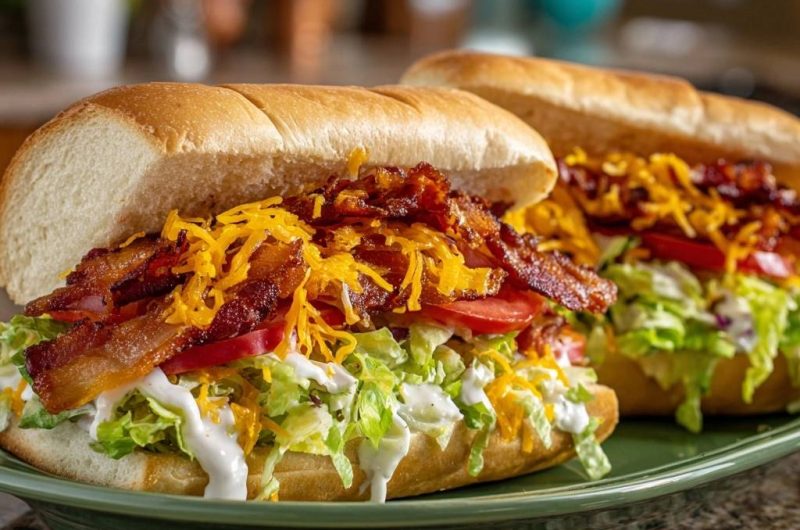 Ultimatives Bacon-Cheddar-Sub