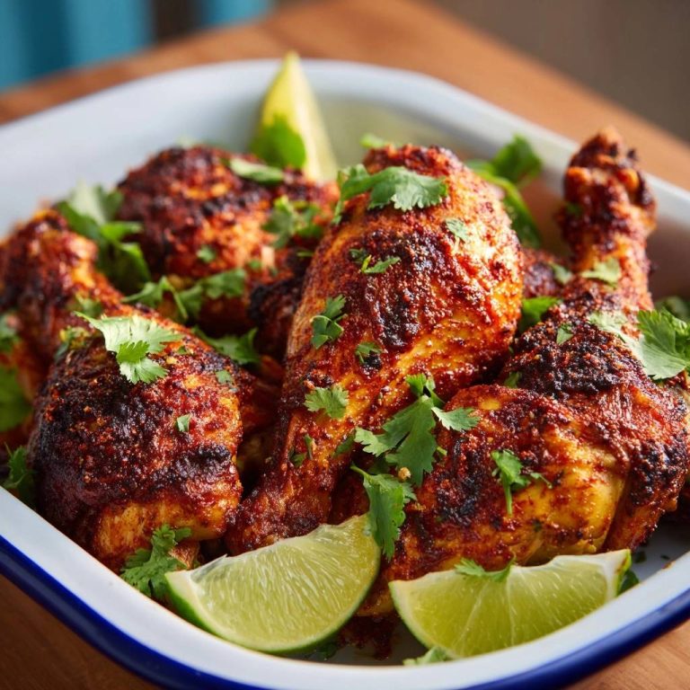 Würzige Limetten-Hähnchenkeulen: Außen kross, innen saftig