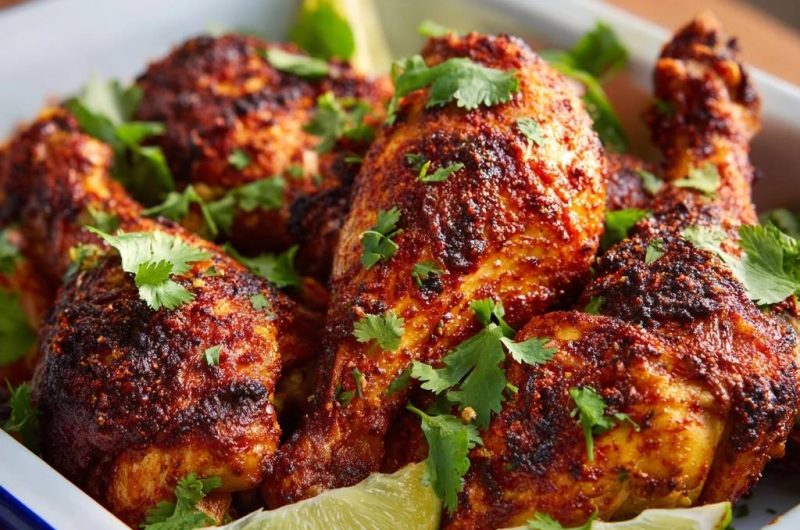 Würzige Limetten-Hähnchenkeulen