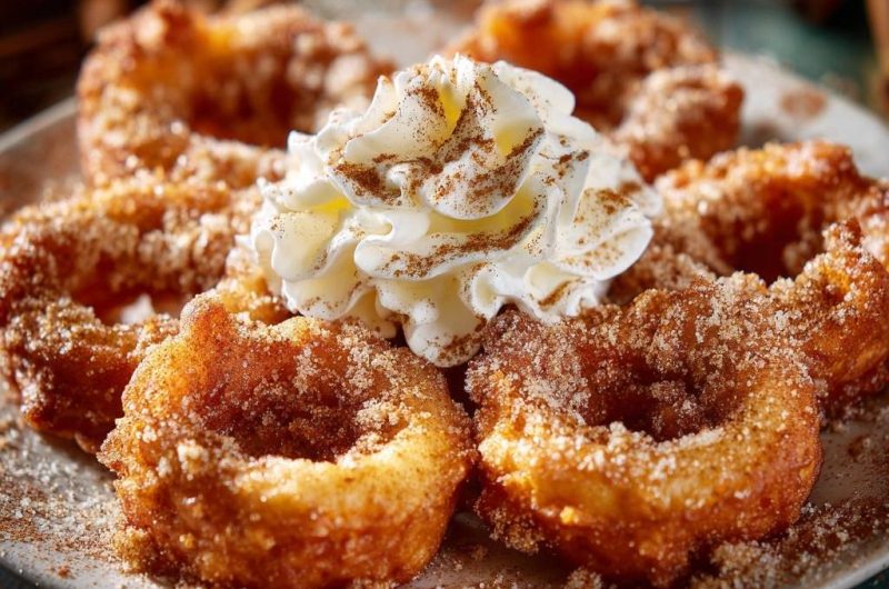 Zimt-Zucker Apfelringe (Extra Knusprig)