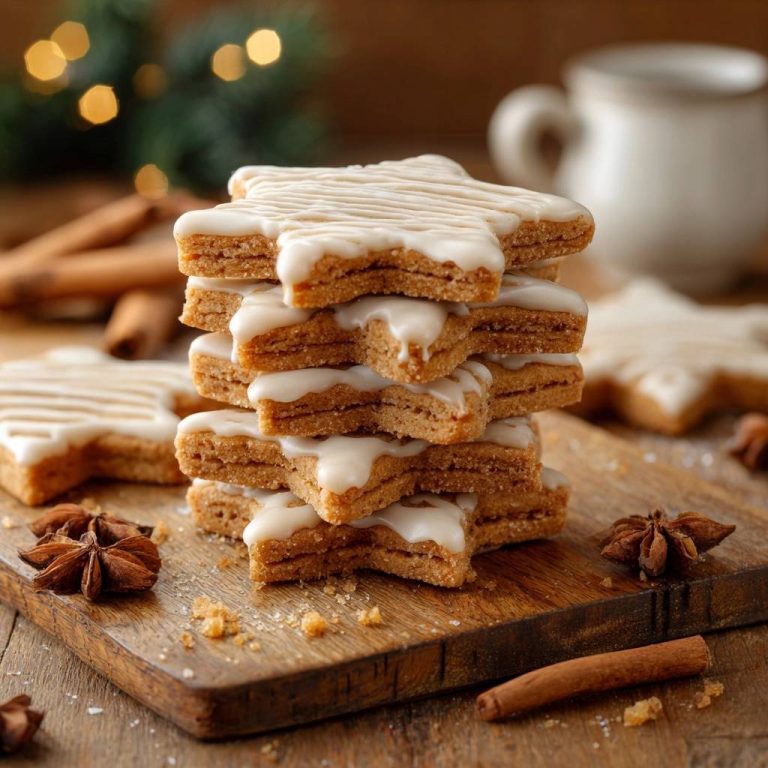 Zimtstern-Mürbeteigplätzchen (Nie wieder brüchiger Teig!)