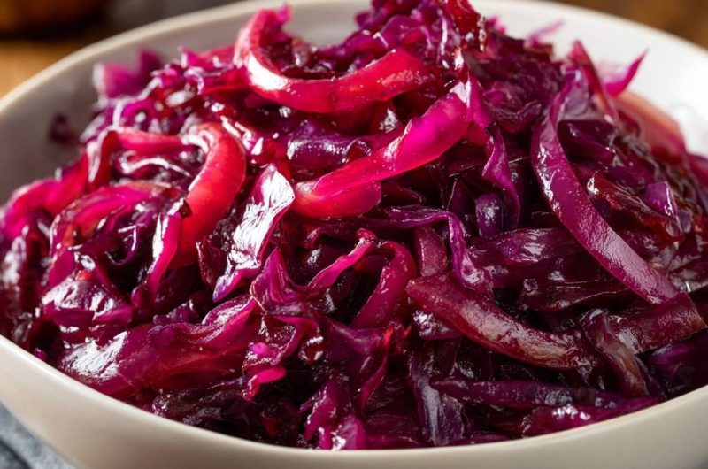 Apfel-Rotkohl