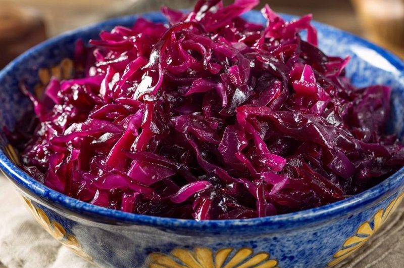 Apfel-Rotkohl