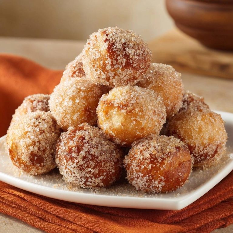 Knusprige Zuckerkrapfen in Nahaufnahme, perfekt mit Zucker bestäubt und auf einem weißen Teller serviert, ein süßer Genuss.