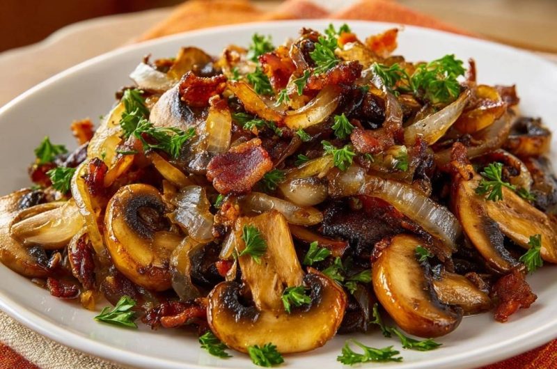 Pfannigebratene Champignons