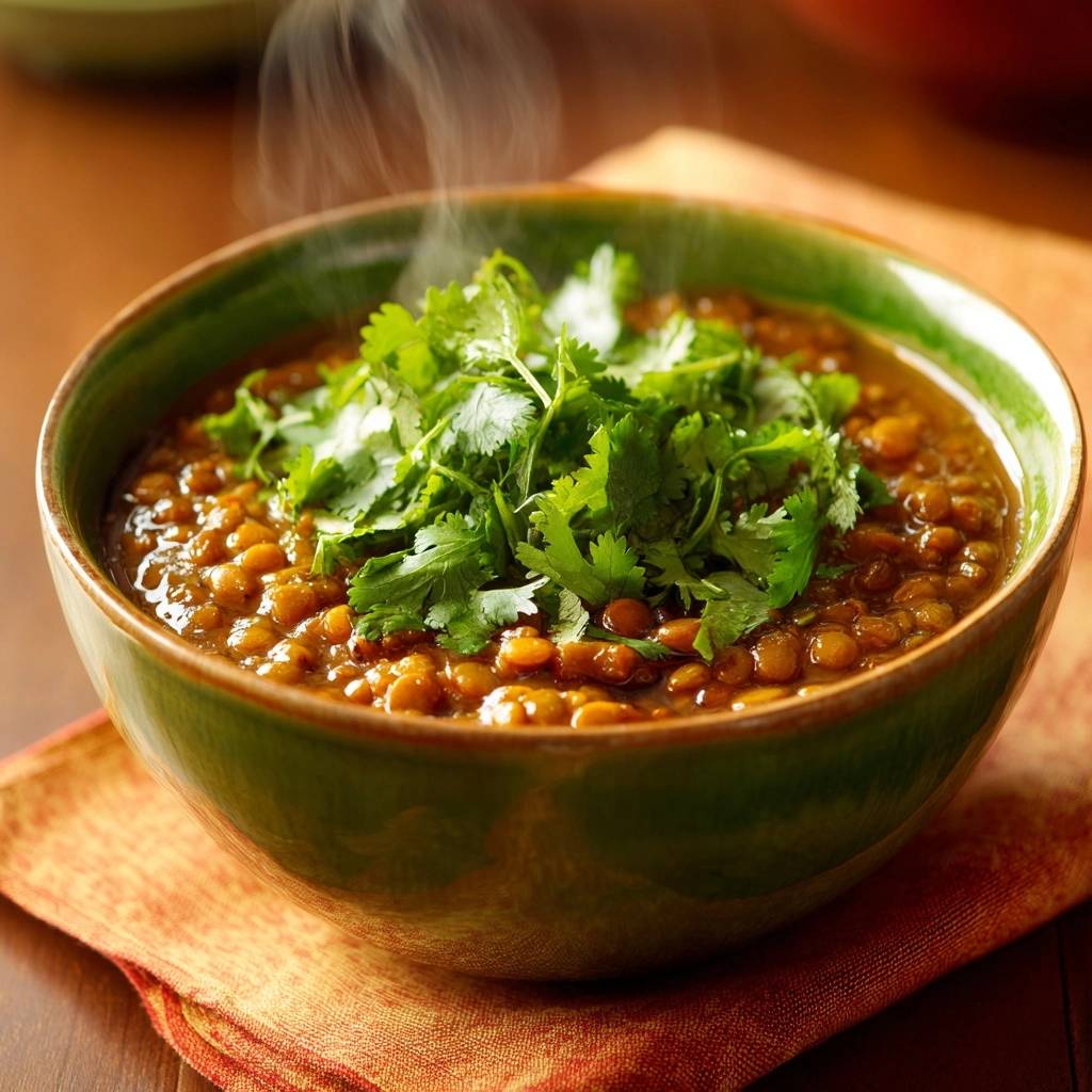 Herzhafter Linseneintopf