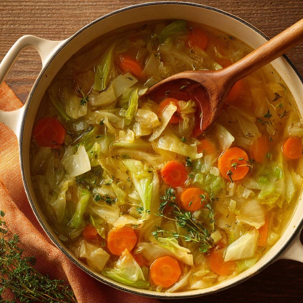 Herzhafter Kohl-Karotten-Eintopf