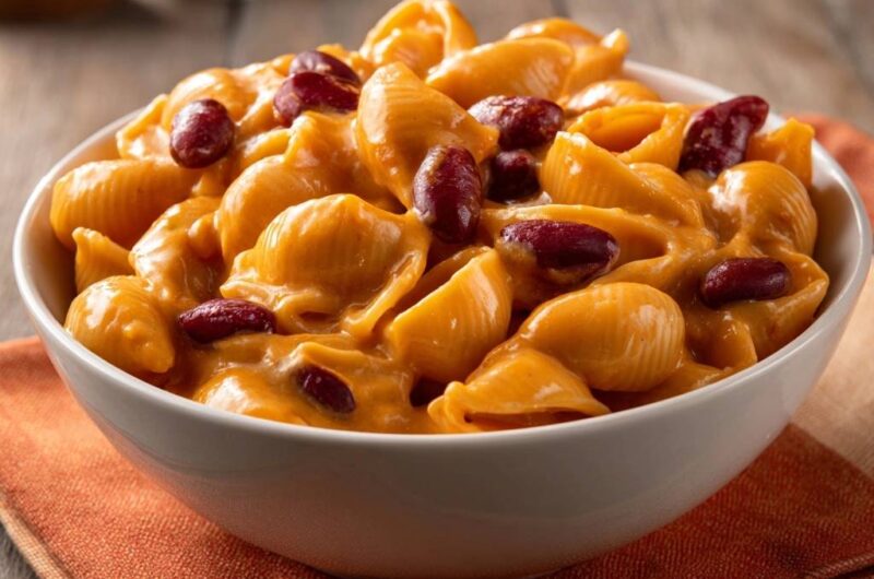 Cremige Chili-Cheese-Pasta