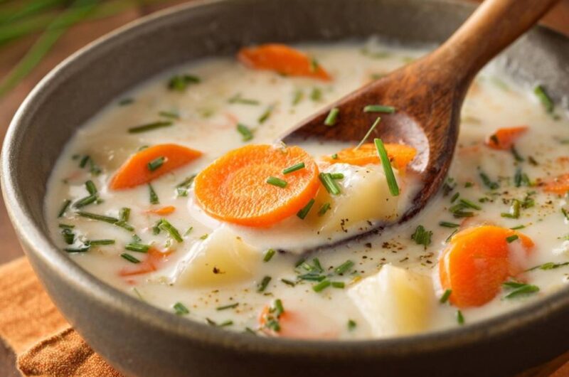 Cremiger Kartoffel-Möhren-Eintopf