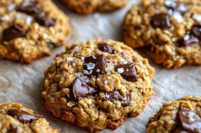 Haferflocken-Cookies mit Schokostücken