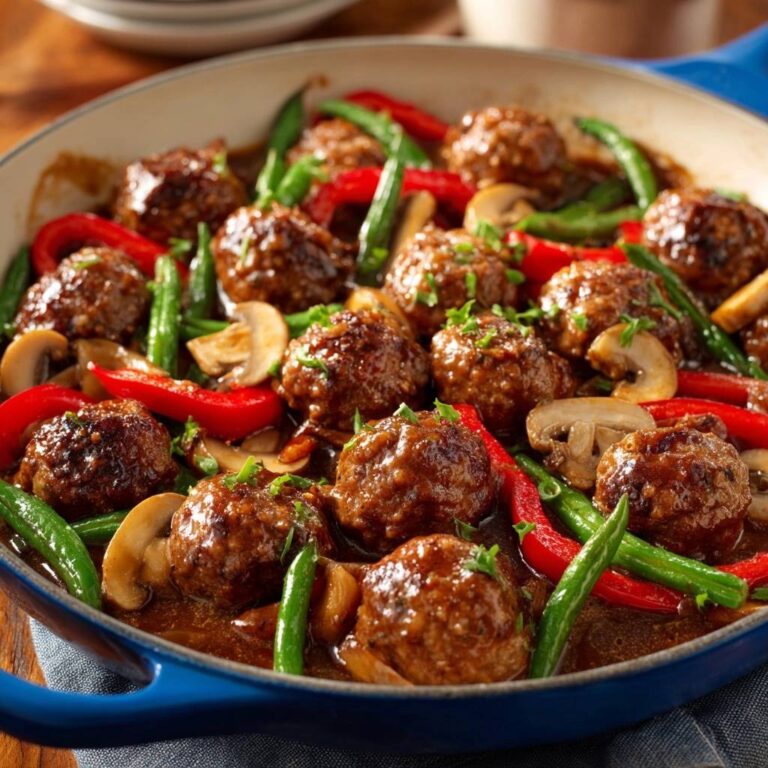 Herzhafte Rinder-Hackbällchen mit Gemüse: Saftig & Schnell