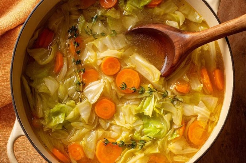 Herzhafter Kohl-Karotten-Eintopf
