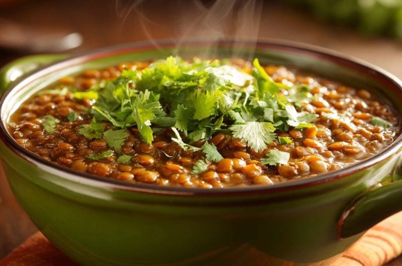 Herzhafter Linseneintopf