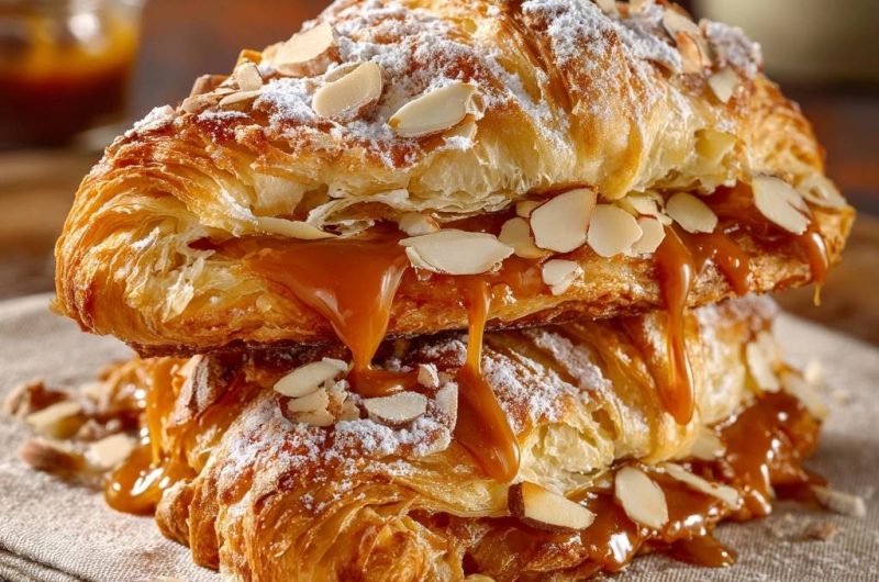 Karamell-Mandel-Croissants